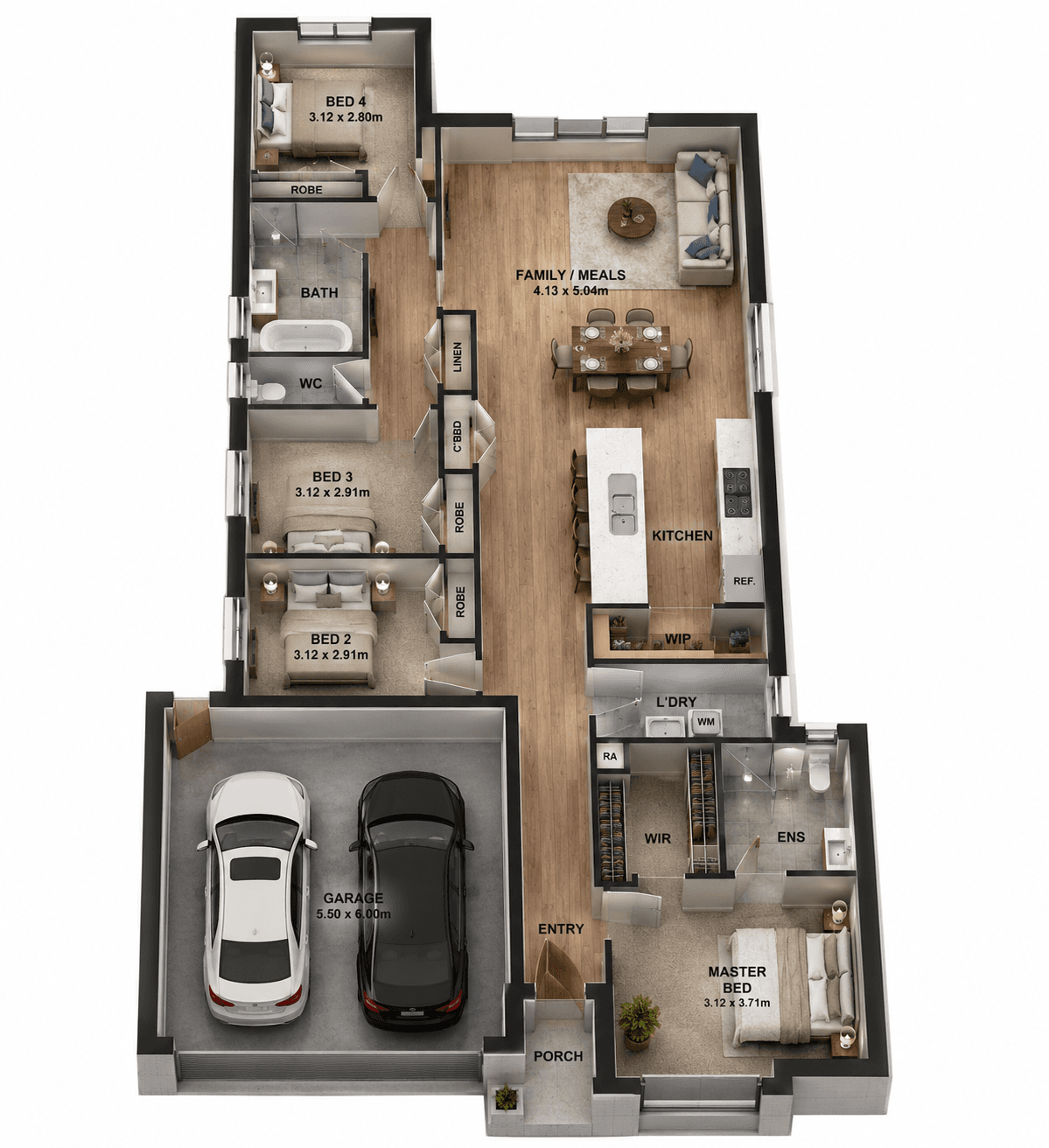 Pakenham first home buyer case study floorplan
